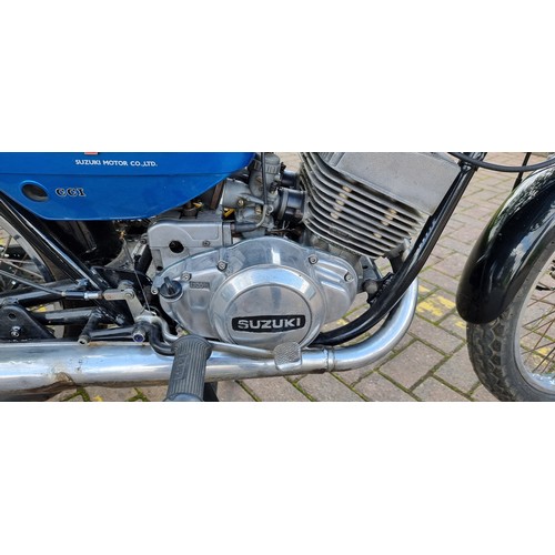 262 - 1976 Suzuki 250 GT, 247cc. Registration number PNR 710R. Frame number 98415. Engine number GT250 987... 