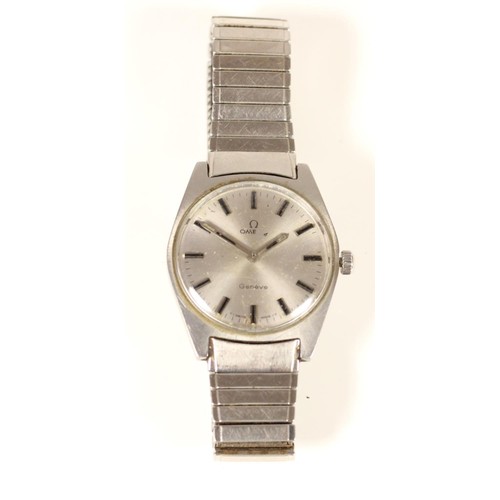 57 - Omega, a stainless steel manual wind gentleman's wristwatch, c.1970, ref 112, movement number 326252... 