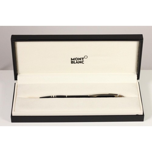 77 - Mont Blanc Meisterstuck roller pen, box, instruction booklet, outer case