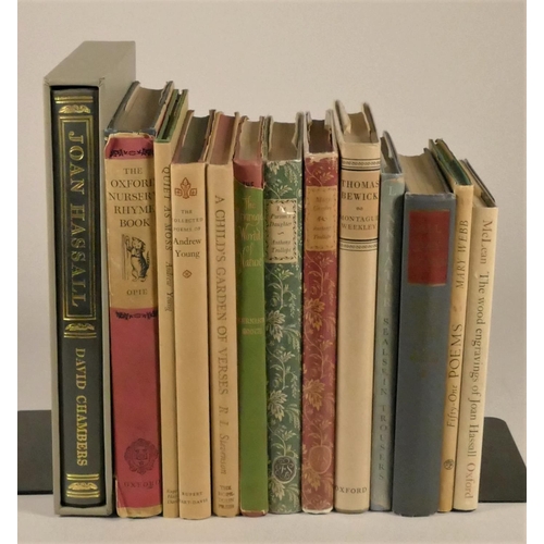 136 - A collection of books to include, Joan Hassall. Books illustrated by her including Richard Church, S... 