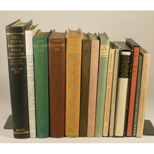 137 - A collection of books to include, Fleuron Press & Stanley Morison, The Fleuron, Nos 1-7, 1923 -1930,... 