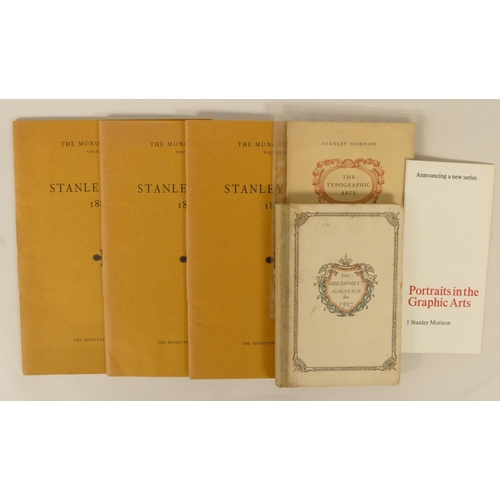 137 - A collection of books to include, Fleuron Press & Stanley Morison, The Fleuron, Nos 1-7, 1923 -1930,... 