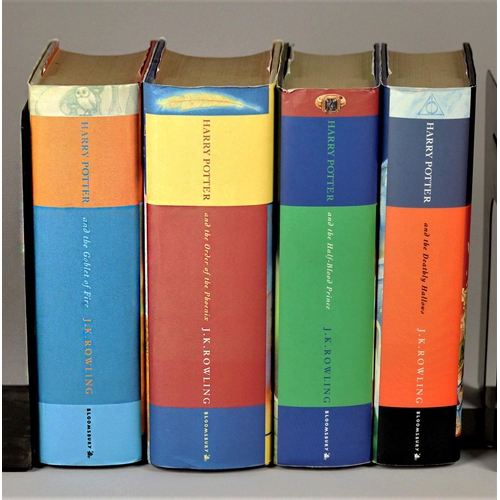 161 - J.K Rowling four hard back first editions of the Harry Potter Saga to include, Harry Potter and the ... 