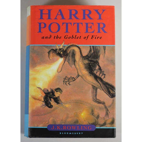 161 - J.K Rowling four hard back first editions of the Harry Potter Saga to include, Harry Potter and the ... 