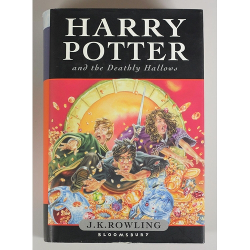 161 - J.K Rowling four hard back first editions of the Harry Potter Saga to include, Harry Potter and the ... 