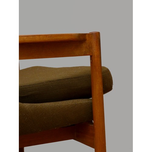 246 - A Guy Rogers of Liverpool ”Delta” teak armchair, c.1964, the wrap around frame detaches from the ori... 