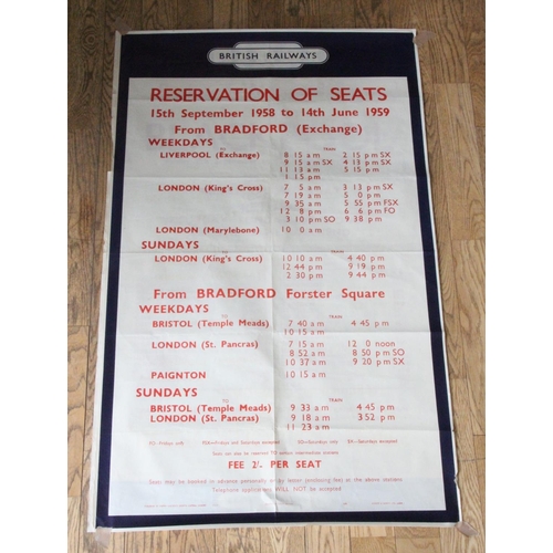 46 - Two British Railway (N.E. region) Double-Royal posters, illumination specials to Blackpool (1961) an... 