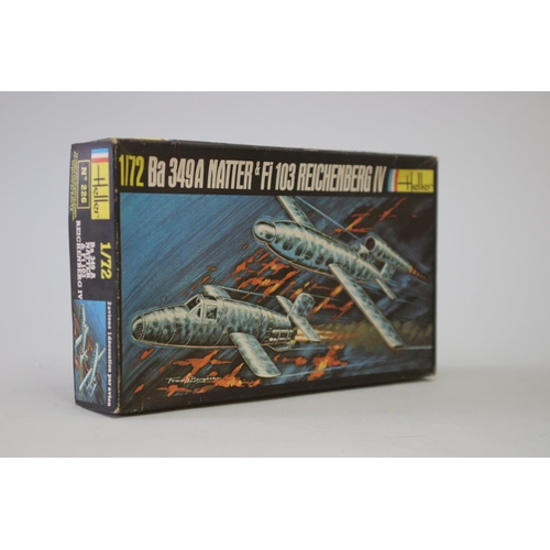 114 - Seven Heller aircraft 1/72 model kits, to include : 

Curtiss SBC.4 Helldiver/Cleveland I
SA 316-319... 