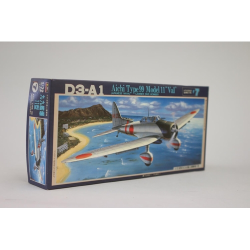 119 - Six Fujimi aircraft 1/72 model kits, to include : 

MiG29 Fulclum German MiG
Spitfire F.R.Mk14E 