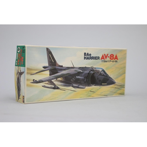 119 - Six Fujimi aircraft 1/72 model kits, to include : 

MiG29 Fulclum German MiG
Spitfire F.R.Mk14E 