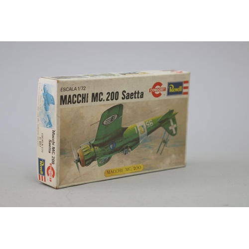 Twelve European made 1/72 model aircraft kits, from brands