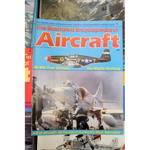 82 - A collection of The Illustrated Encyclopaedia of Aircraft magazines, issue 1 through issue 216 (issu... 