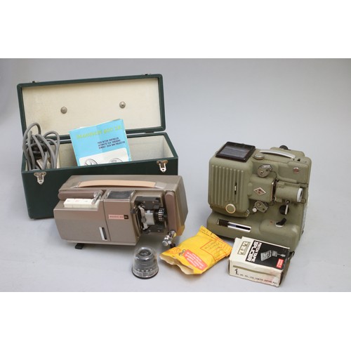 180 - A Magnon 800 ZR 8mm projector, boxed with power cable and manual, together with a Eumig Wien Type P8... 