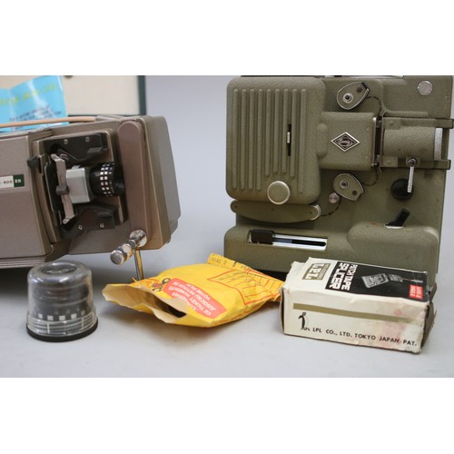 180 - A Magnon 800 ZR 8mm projector, boxed with power cable and manual, together with a Eumig Wien Type P8... 
