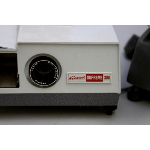 183 - Three 35mm slide projectors, including a Rank Aldis tutor 500, with box and accessories, also includ... 