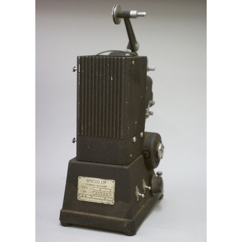 184 - A GAF 200 AF/Synchro Slide projector, with box and manuel, together with a Specto Ltd Type C movie p... 