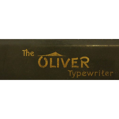 187 - A typewriter made by The Oliver typewriter company, model #9, also knows as a 