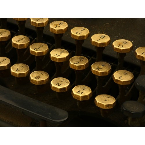 187 - A typewriter made by The Oliver typewriter company, model #9, also knows as a 