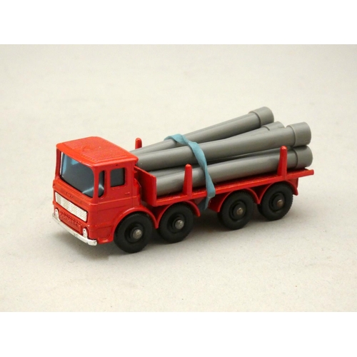 206 - Two matchbox die-cast, #10 Pipe Truck, together with #13 Dodge Wreck Truck, boxed (2)