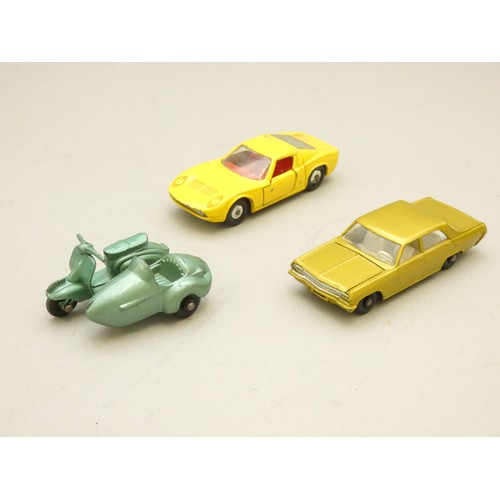 212 - A collection of sixteen Matchbox die-cast, to include a Lamborghini Miura, Opal Diplomat and Lambret... 