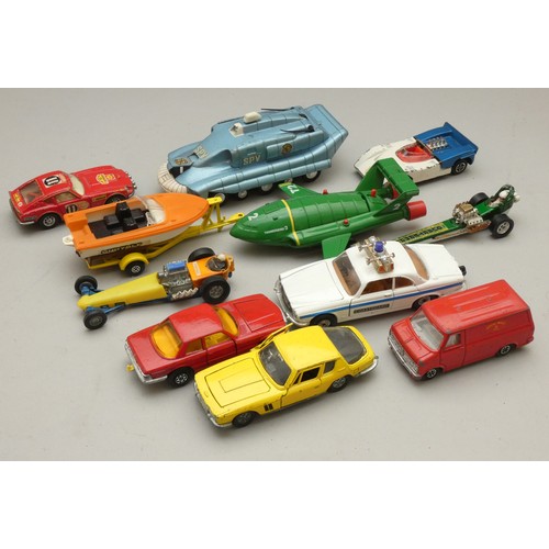 214 - Die-cast models to include - Dinky Jenson FF No.891681, Corgi Jaguar XJ12C, Dinky Spectrum, Matchbox... 