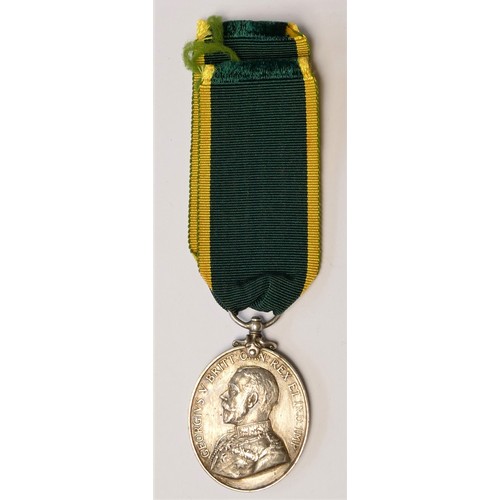 263 - George V Territorial Force Efficiency Medal, awarded to Sjt. G. Duthie, 7th Gordon Highlanders