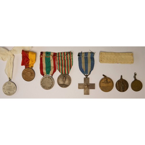 270 - Eight various Italian medals and medallions.