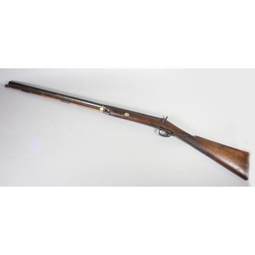 289 - A 19th century pin fire carbine, with later ramrod.