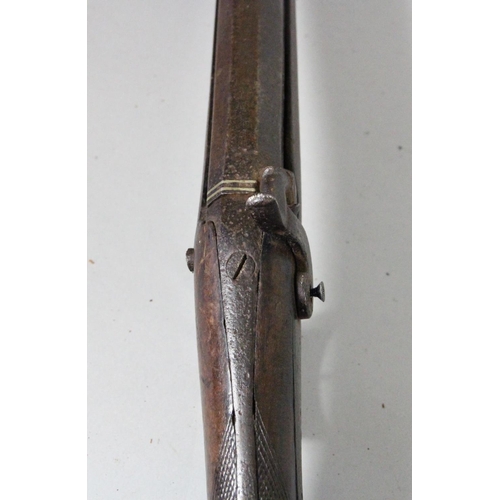 289 - A 19th century pin fire carbine, with later ramrod.