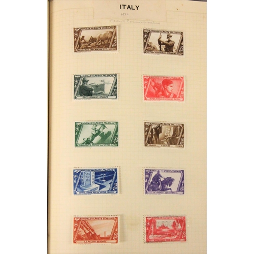 305 - A collection of stamps, to include a Kalian album, a GB album, mid 20th century with 1d reds and a e... 