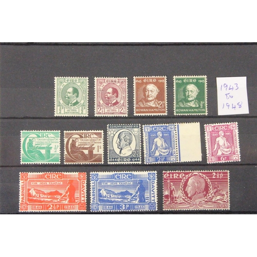 315 - Ten stock cards, Ireland, 1922-1925, mint and unused.