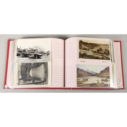 321 - Brian Masterman Collection; ten albums of general interest and location postcards, photographic copi... 