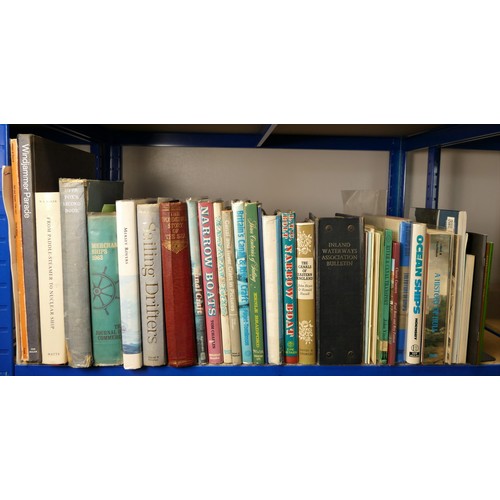 351 - A collection of nautical themed books and registers to include, Harrison's of Liverpool 1830-2002,Th... 