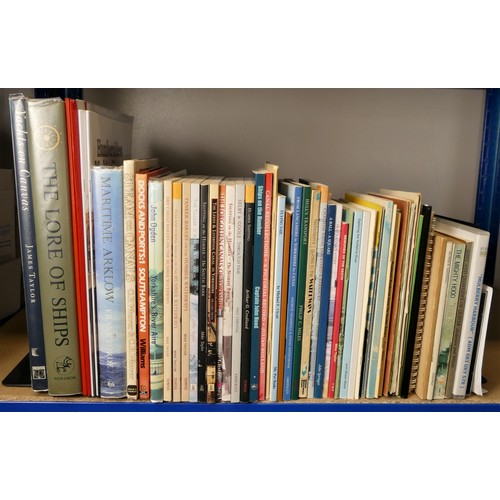 353 - A collection of nautical themed books to include, Asleep in the deep, Bibby line: 175 Years of Achie... 