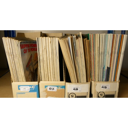 356 - A collection of maritime publications from the early 80s through the late 90s

Provenance ex Yorkshi... 