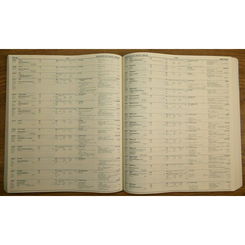 357 - A collection of over 110 shipping registers from the early 80s through the late 90s

Provenance ex Y... 