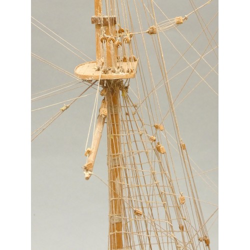 364 - HMS Unicorn, static display model, ayous wood, plank on frame construction, 76 x 76cm.
HMS Unicorn w... 