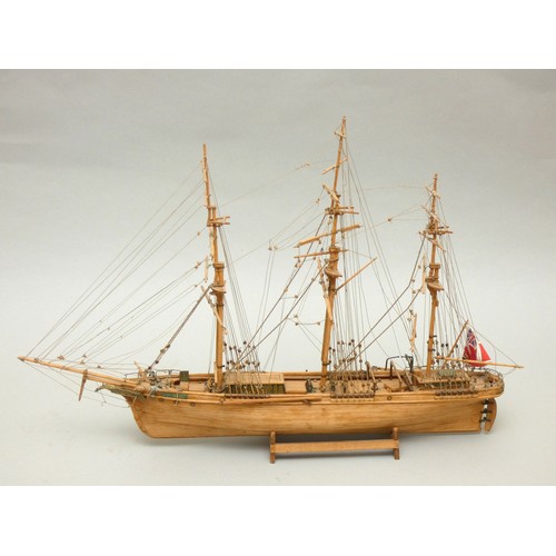 365 - Thermopylae, tea clipper, static display model, 1:124 scale, ayous wood, plank on frame construction... 