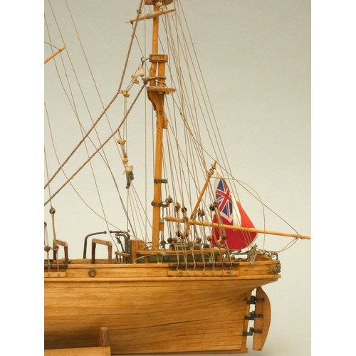 365 - Thermopylae, tea clipper, static display model, 1:124 scale, ayous wood, plank on frame construction... 