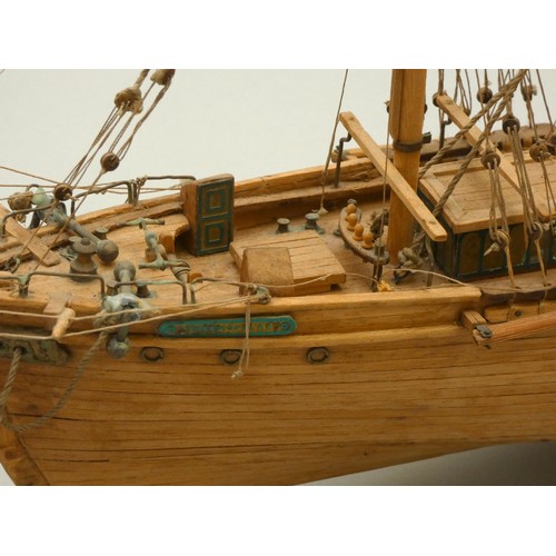 365 - Thermopylae, tea clipper, static display model, 1:124 scale, ayous wood, plank on frame construction... 