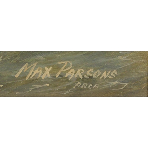 434 - Max Parsons (1915-1998), nautical scene, oil on board, signed lower right, 50 x 39 cm