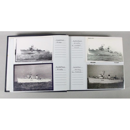 326 - Brian Masterman Collection; four albums of photographic reproductions of nautical postcards, photogr... 