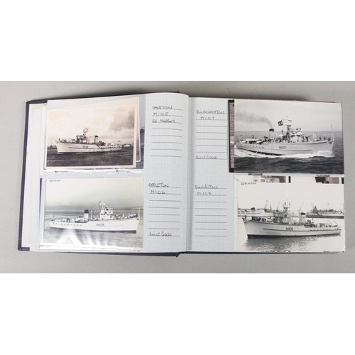 326 - Brian Masterman Collection; four albums of photographic reproductions of nautical postcards, photogr... 