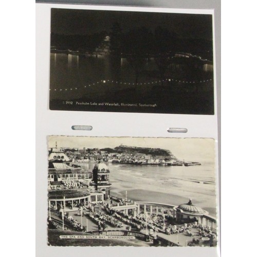 330 - Brian Masterman Collection; two albums of Yorkshire and Lancashire holiday postcards, to include Rai... 