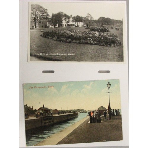 330 - Brian Masterman Collection; two albums of Yorkshire and Lancashire holiday postcards, to include Rai... 