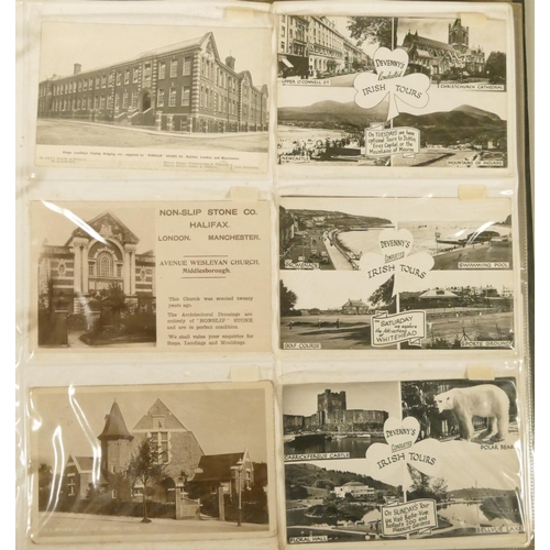 336 - A large collection of Edwardian and later postcards, various subjects to include a quantity of unuse... 