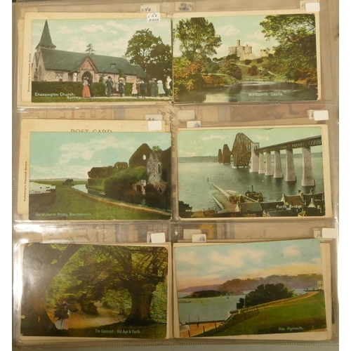 336 - A large collection of Edwardian and later postcards, various subjects to include a quantity of unuse... 