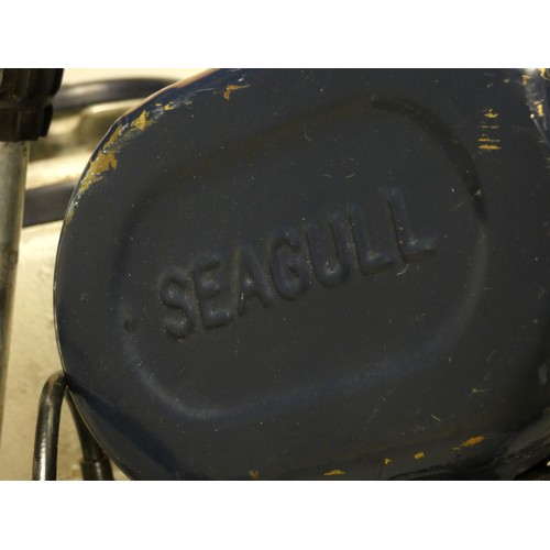 394 - A Seagull Forty two-stroke single cylinder petrol engined Outboard Motor, stamped serial no: EFP W, ... 