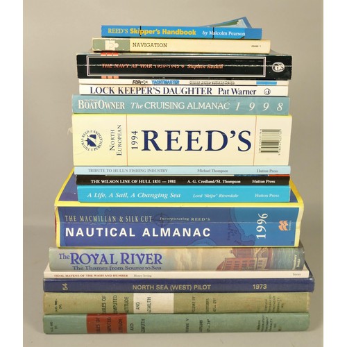 359 - A collection of nautical themed books to include, The Royal River, The Wilson Line of Hull, together... 