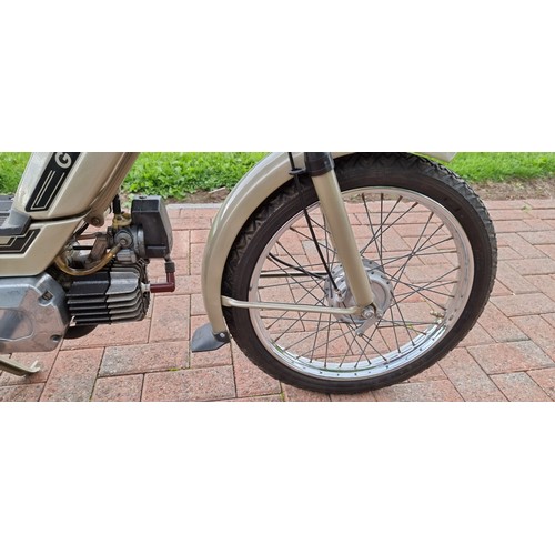 603 - 1983 Garelli Moped, 49cc. Registration number A716 MNW. Frame number 00106. Engine number 386341.
In... 